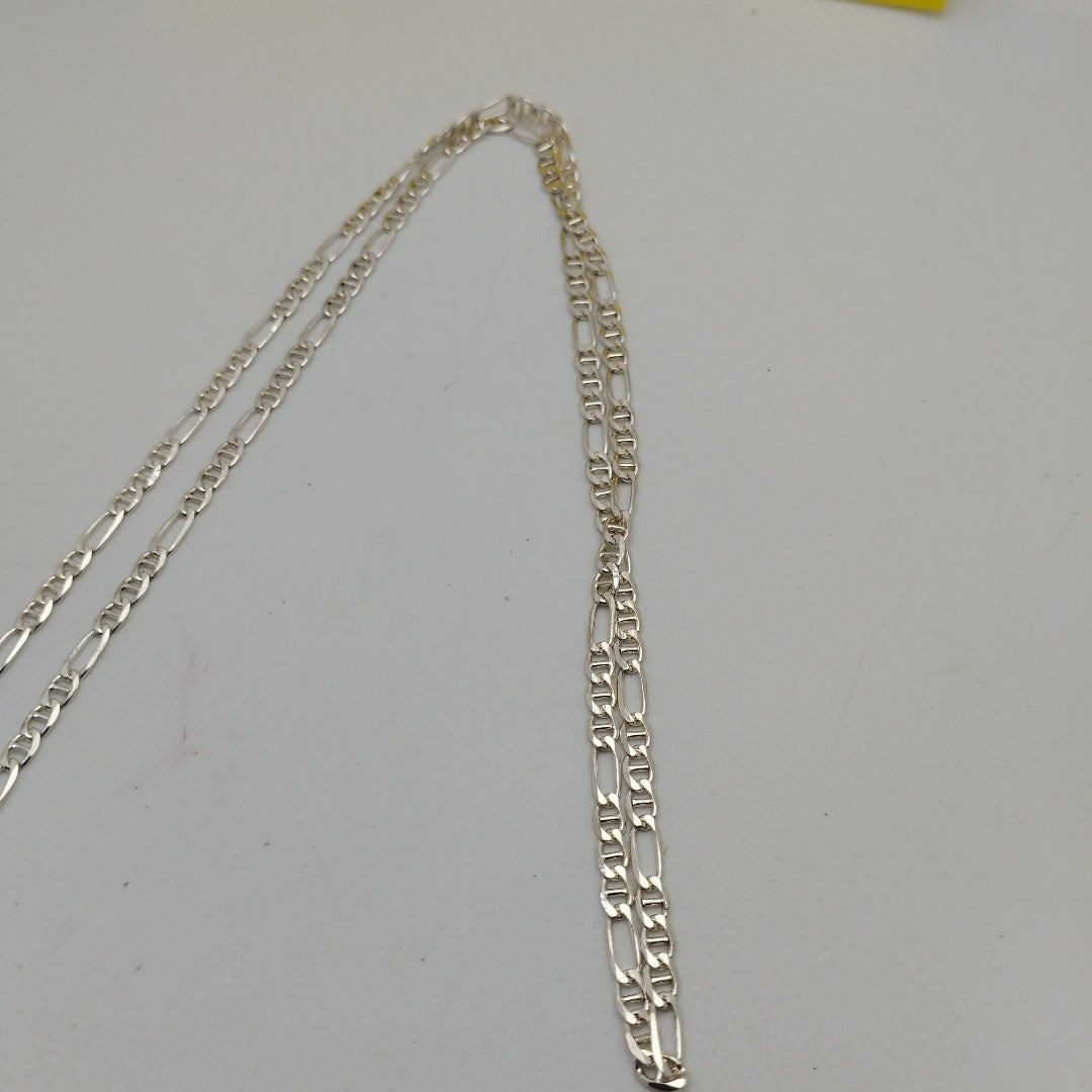 CADENA TEJIDO 3X1 PLATA .925 60 CM 8.5 GR (NUEVO)