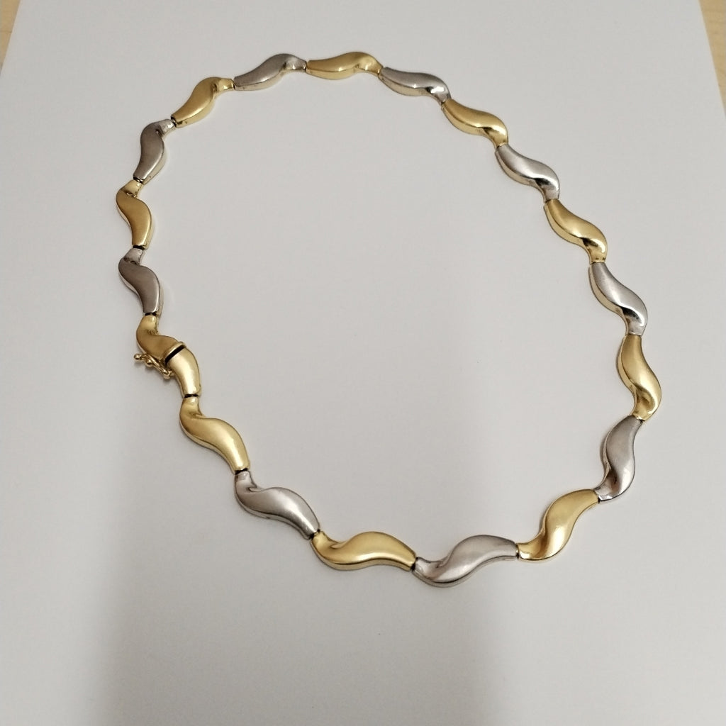 GARGANTILLA ORO COMBINADO 14 K 21.2 GRMS (SEMINUEVO)