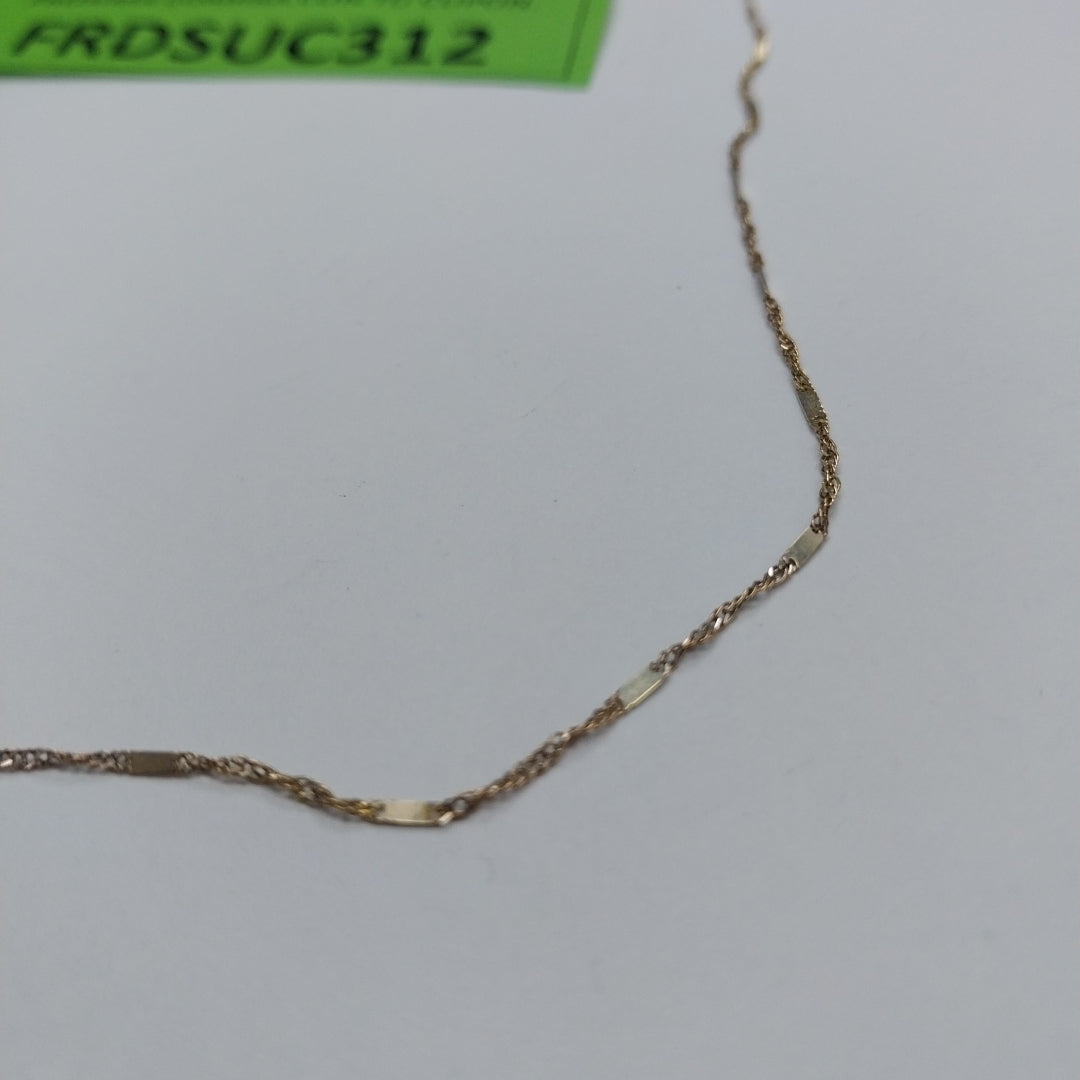 CADENA ORO 14 K 1.5 GRMS (SEMINUEVO)