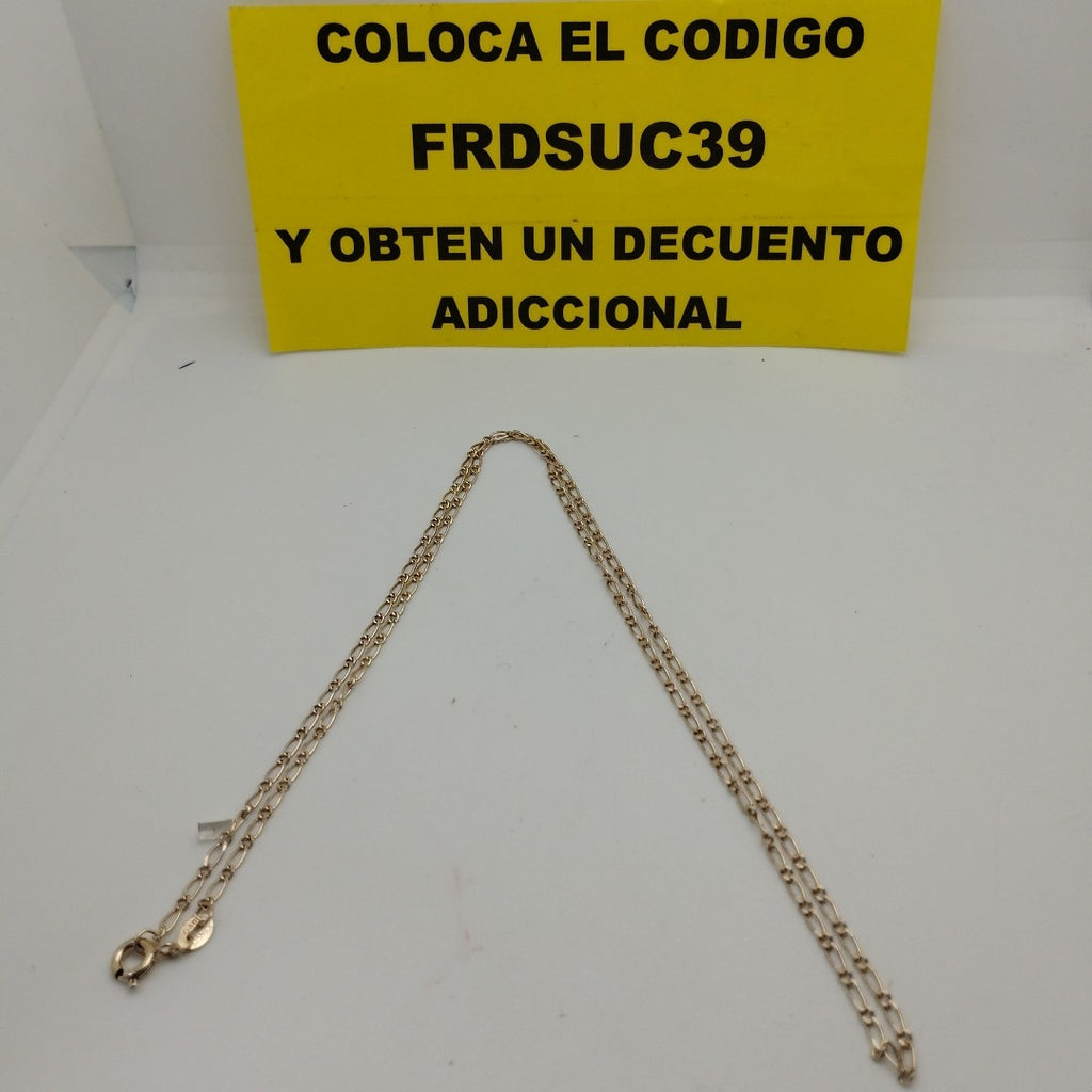 CADENA TEJIDO 1X1 PLATA .925 55 CM 3.2 GR (NUEVO)