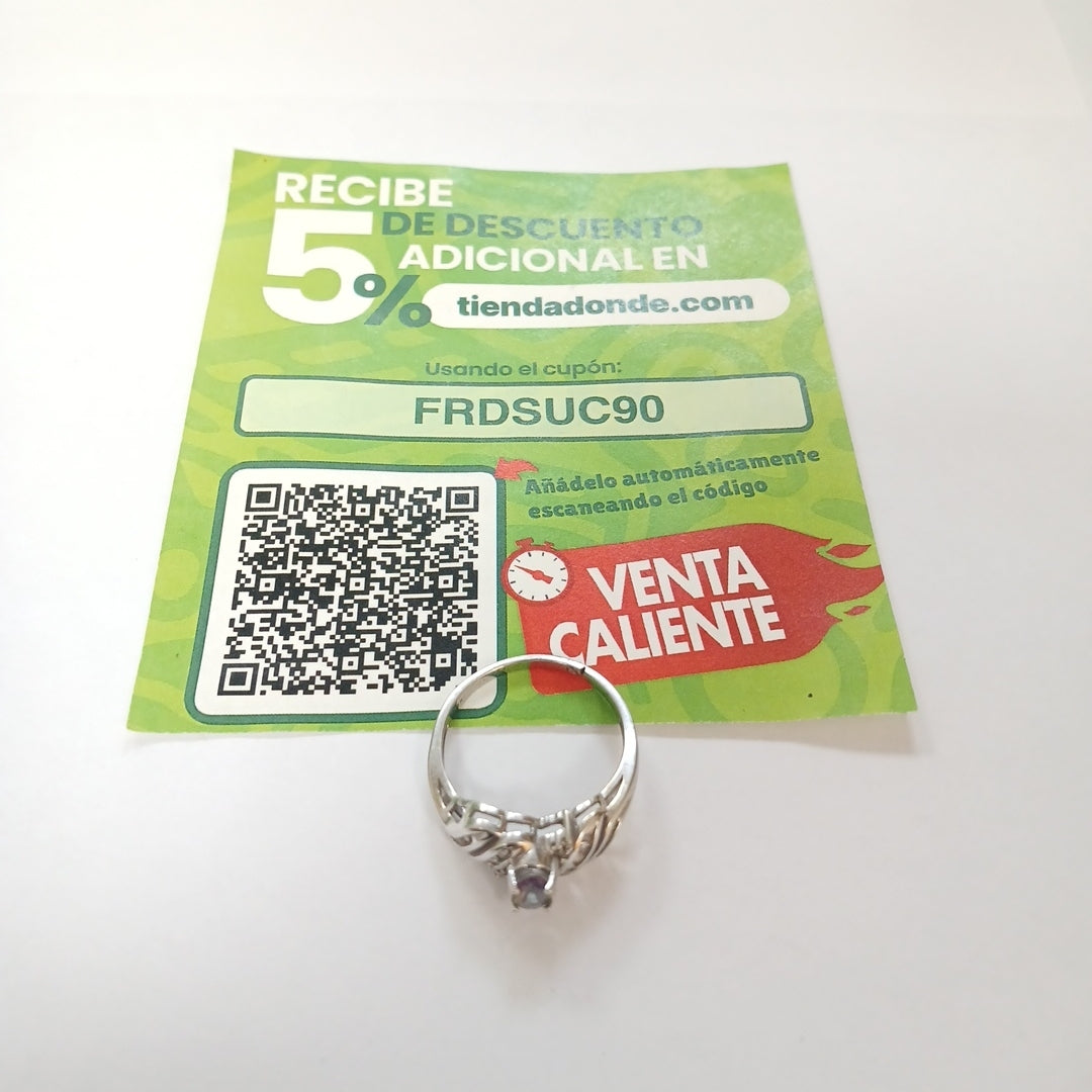 ANILLITO ORO BLANCO 14 K 4,10 GRMS (SEMINUEVO)