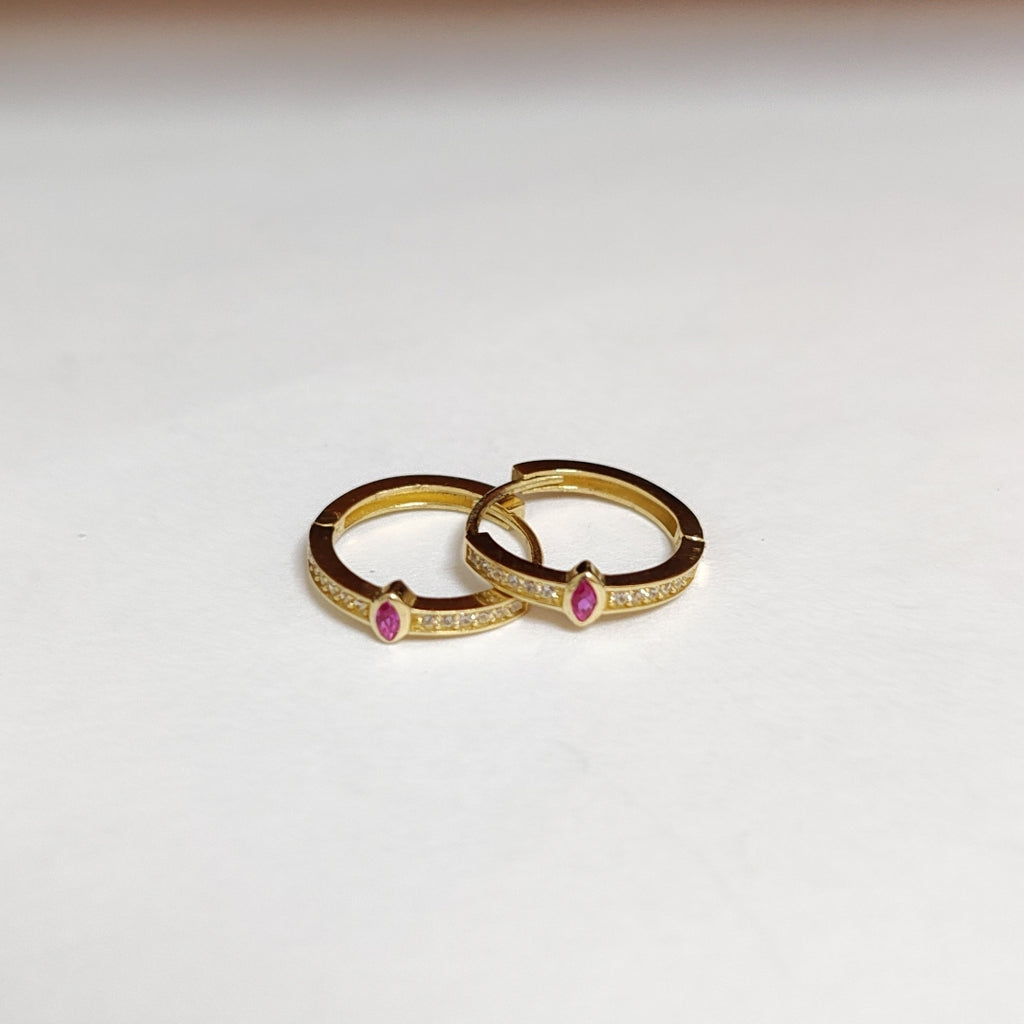 ARRACADAS PAR ORO 14 K 2.1 GRMS (SEMINUEVO)