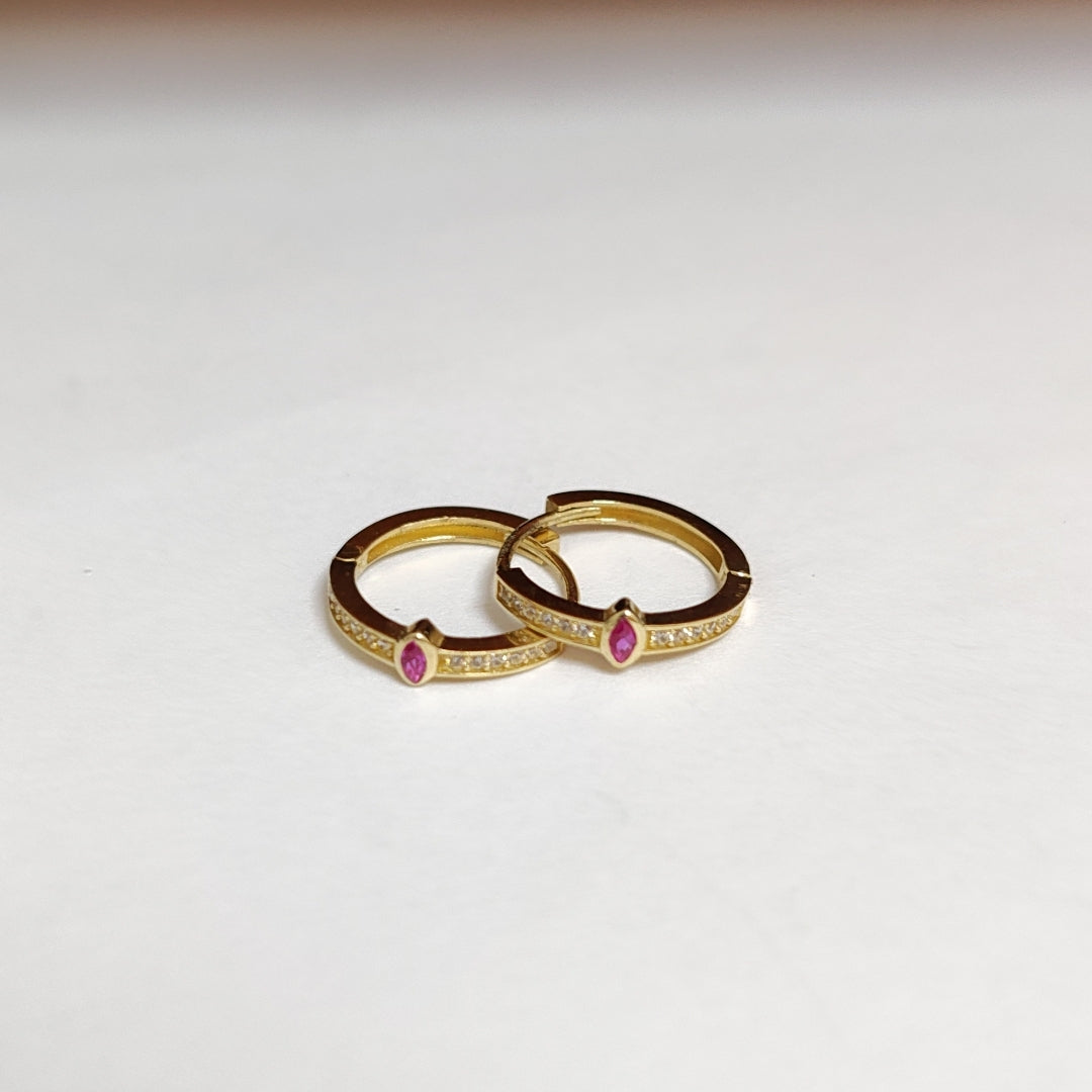 ARRACADAS PAR ORO 14 K 2.1 GRMS (SEMINUEVO)