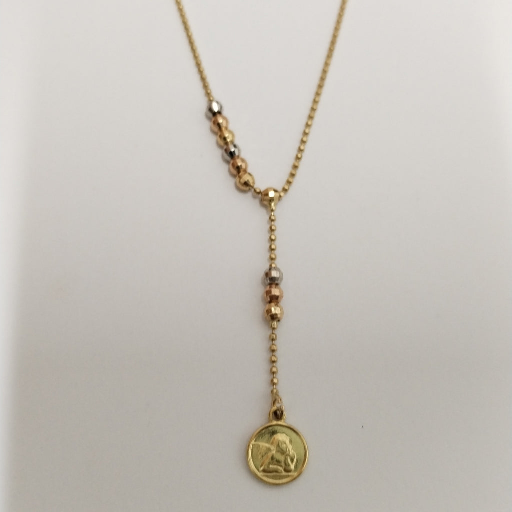 GARGANTILLA ORO, ORO COMBINADO 14 K 4.1 GRMS (SEMINUEVO)