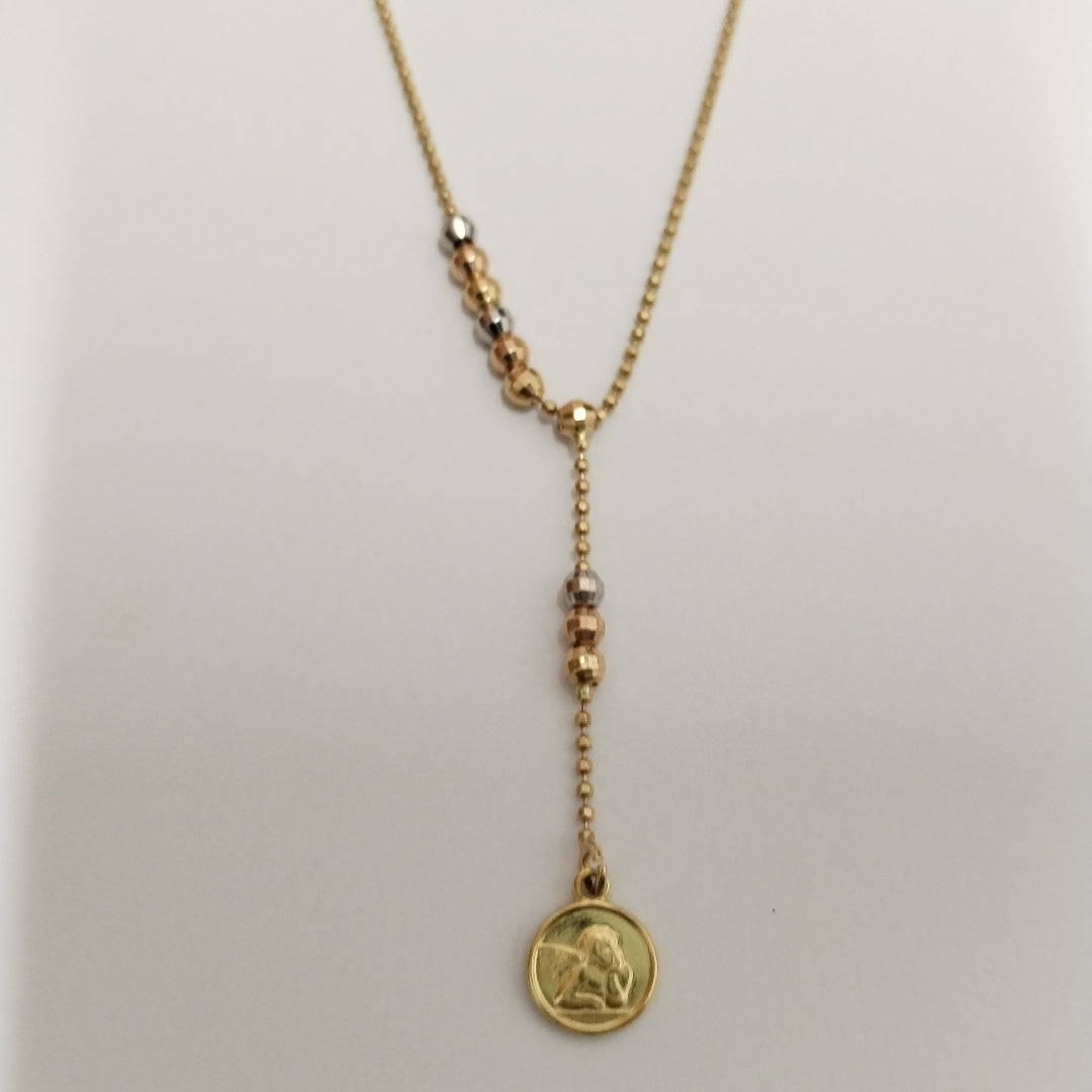 GARGANTILLA ORO, ORO COMBINADO 14 K 4.1 GRMS (SEMINUEVO)