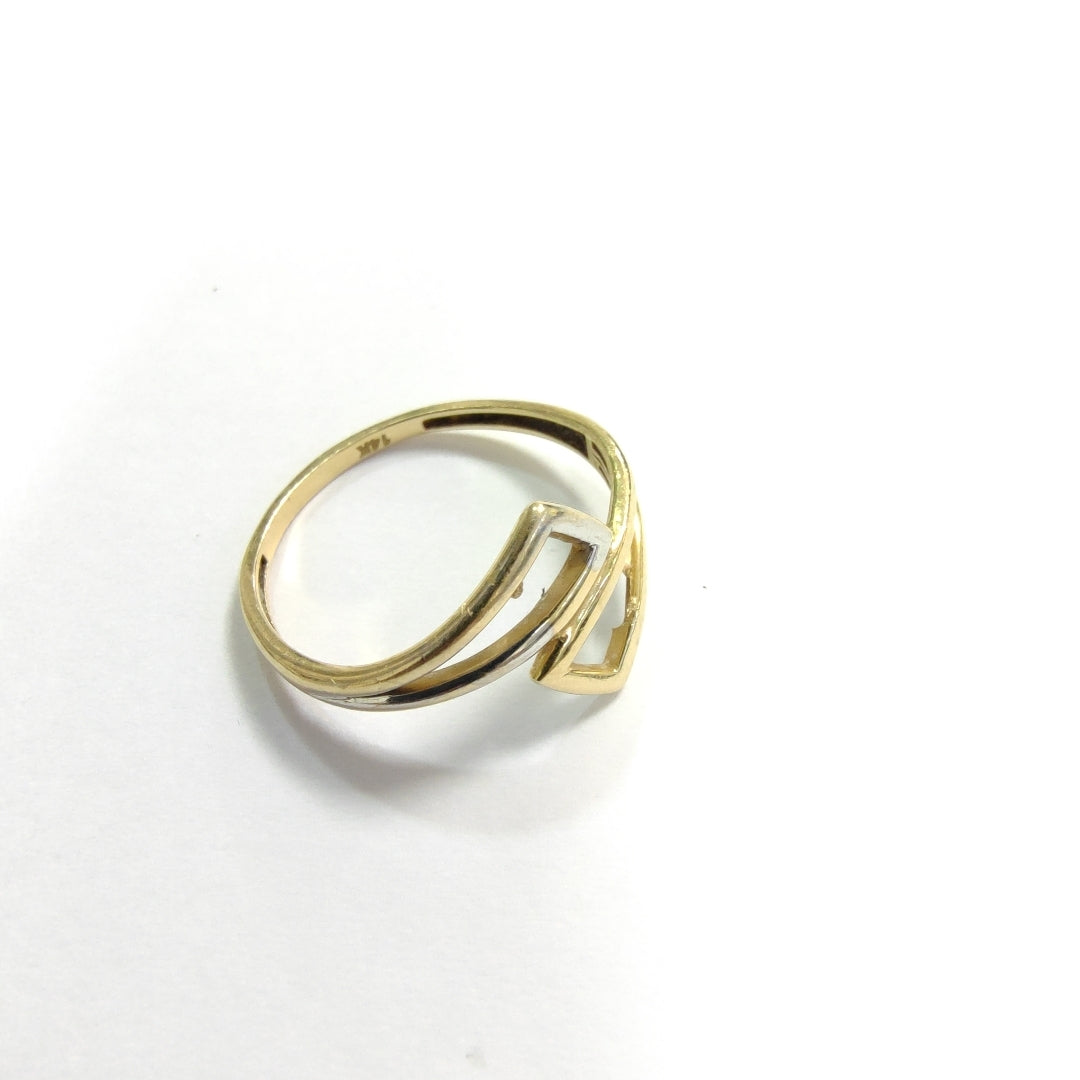 ANILLITO ORO, ORO COMBINADO 14 K 1.5 GRMS (SEMINUEVO)