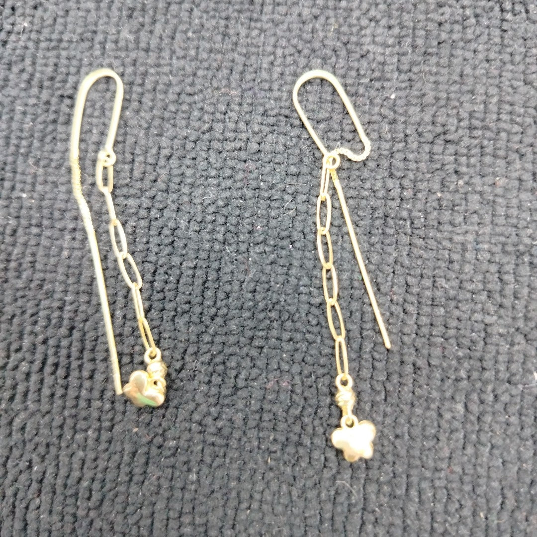 ARETES PAR ORO 14 K 1,40 GRMS (SEMINUEVO)