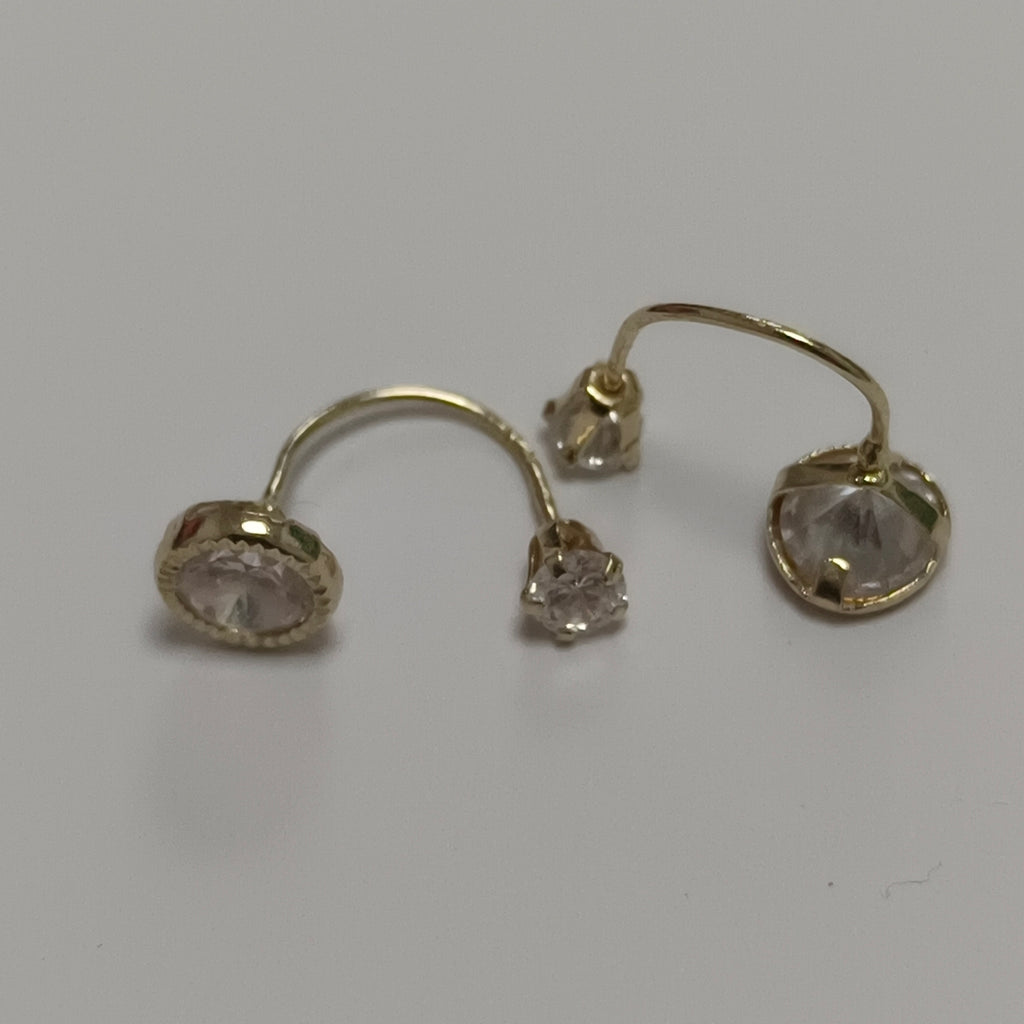 ARETES PAR ORO 10 K 0.7 GRMS (SEMINUEVO)