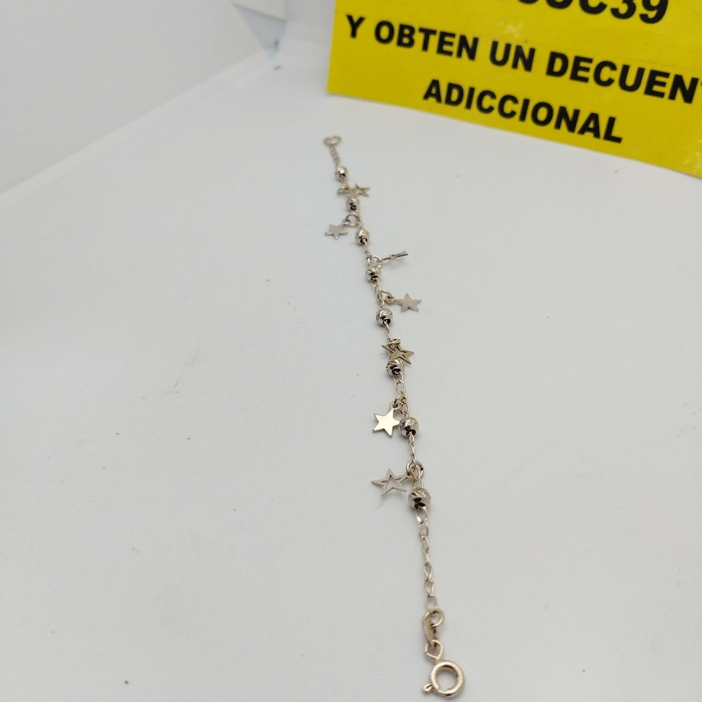 PULSERA TEJIDO ESPECIAL PLATA .925 18 CM 3 GR (NUEVO)