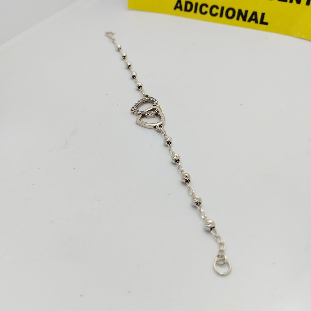PULSERA TEJIDO TEJIDO ESPECIAL PLATA .925 18 CM 4 GR (NUEVO)