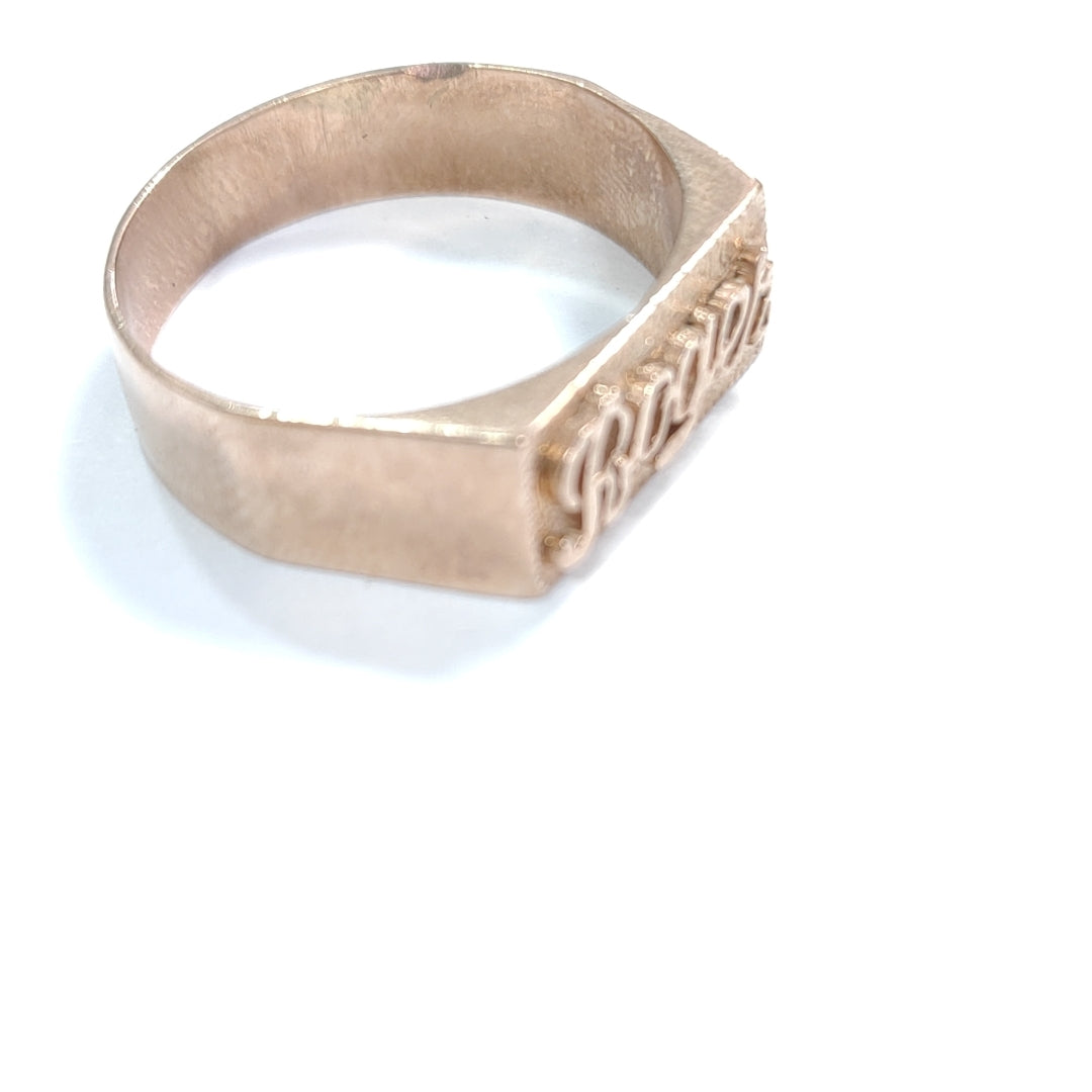 ANILLO ORO 10 K 4.8 GRMS (SEMINUEVO)