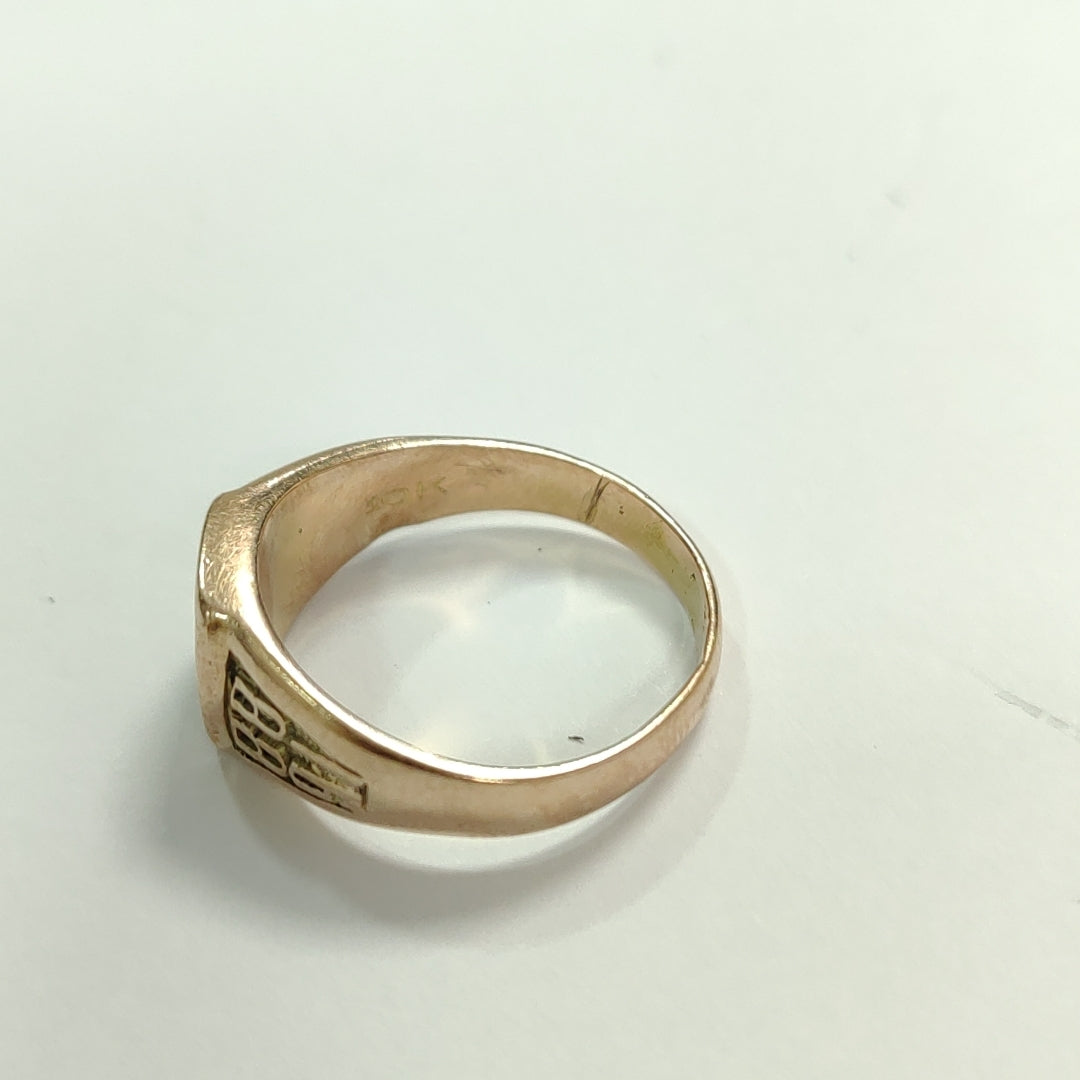 ANILLO DE GRADUACIÓN ORO 8 K 4.6 GRMS (SEMINUEVO)
