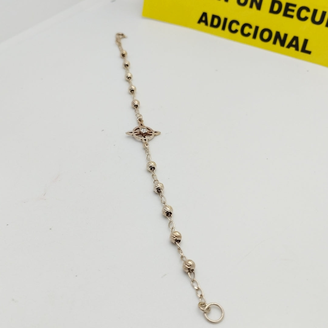 PULSERA TEJIDO ESPECIAL PLATA .925 18 CM 2.8 GR (NUEVO)