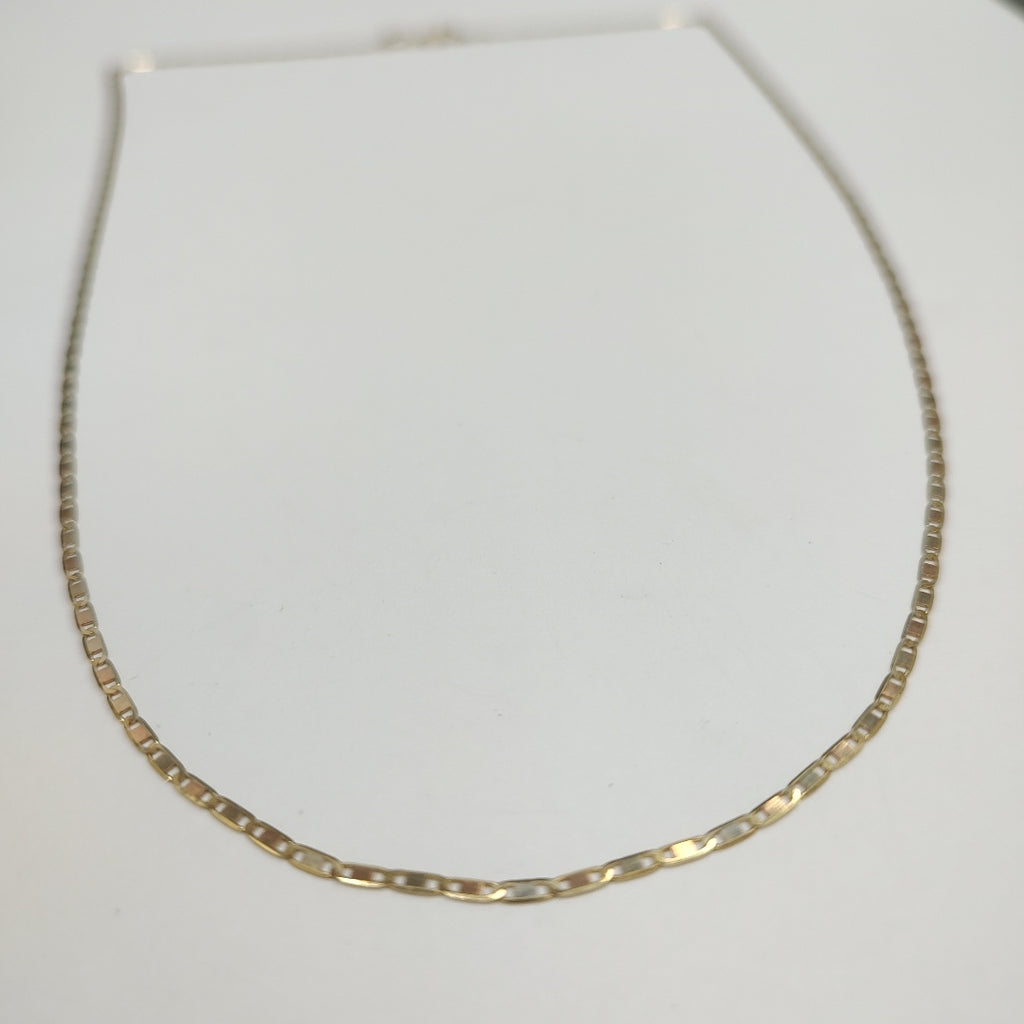 CADENA ORO, ORO COMBINADO 14 K 2.2 GRMS (SEMINUEVO)
