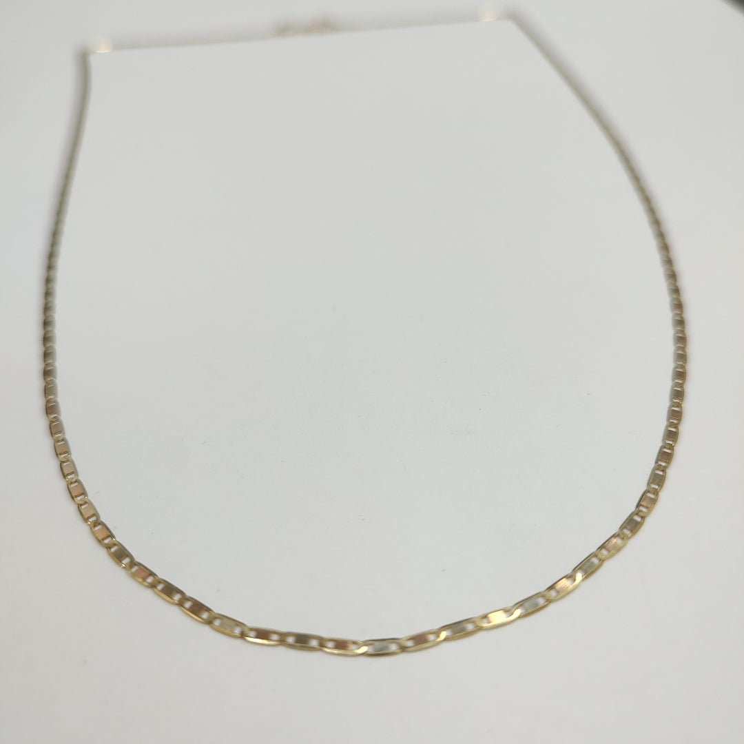 CADENA ORO, ORO COMBINADO 14 K 2.2 GRMS (SEMINUEVO)