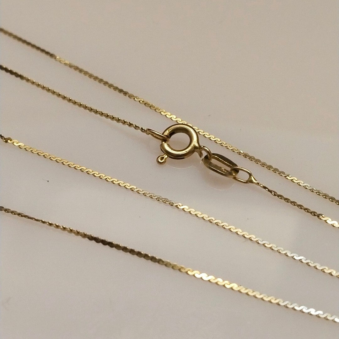 CADENA ORO 14 K 0,90 GRMS (SEMINUEVO)
