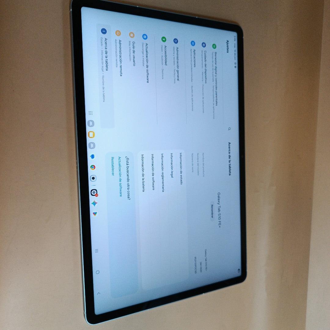 TABLETA SAMSUNG GALAXY TAB S10 FE+ SM-X620 (2025) 256 GB 12 GB RAM (SEMINUEVO)