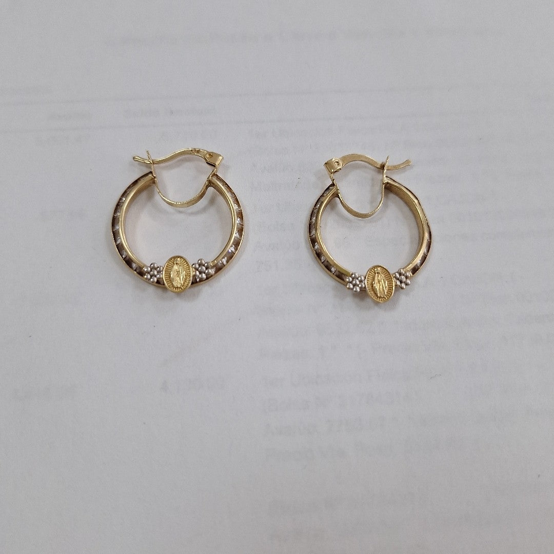 ARRACADAS PAR ORO 10 K 3.4 GRMS (SEMINUEVO)
