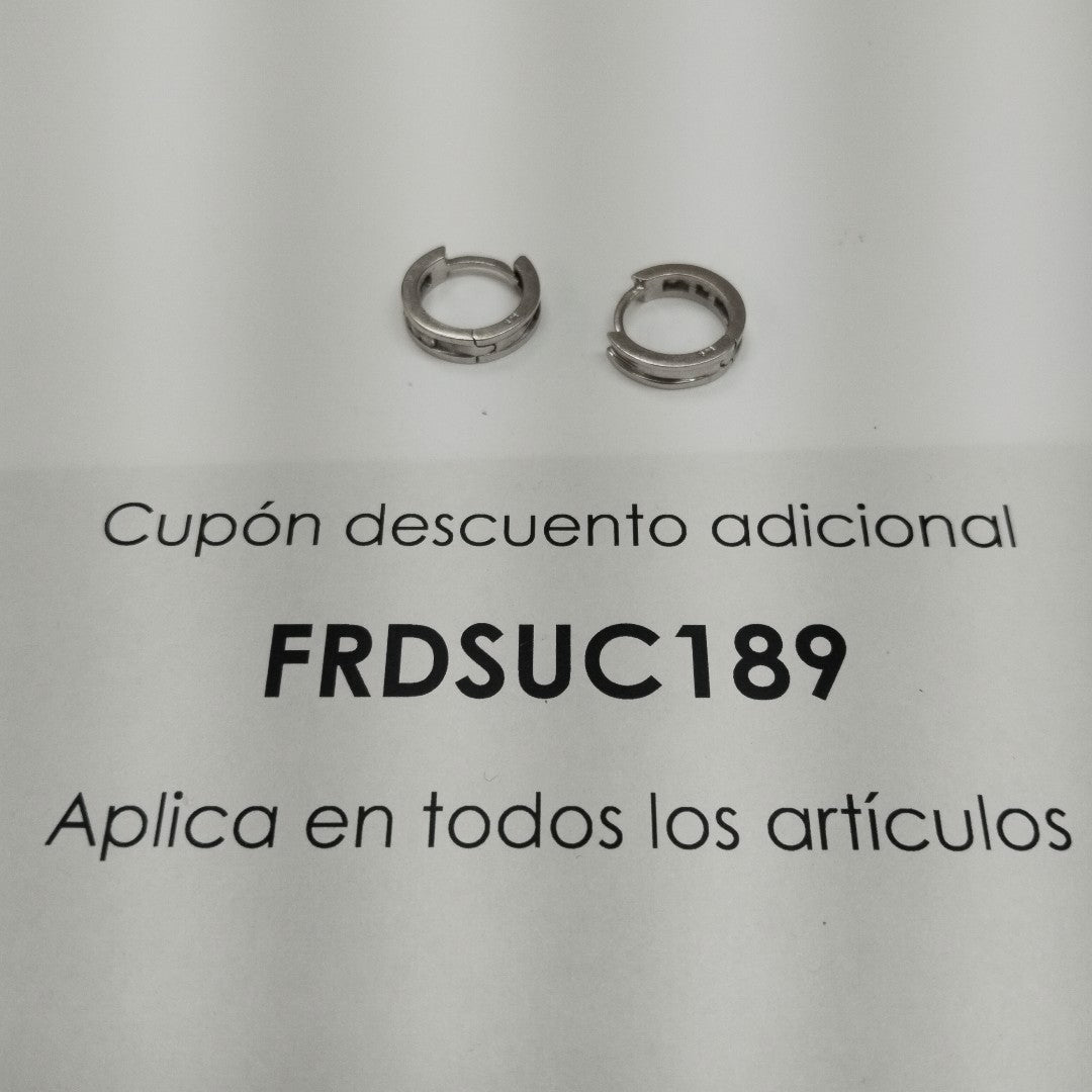 ARRACADAS PAR ORO 14 K 3.6 GRMS (SEMINUEVO)