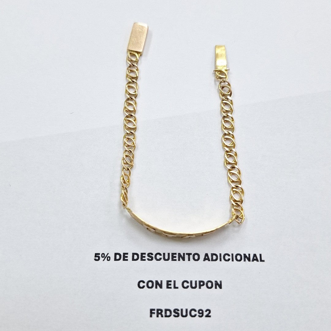 ESCLAVA ORO 10 K 4.8 GRMS (SEMINUEVO)