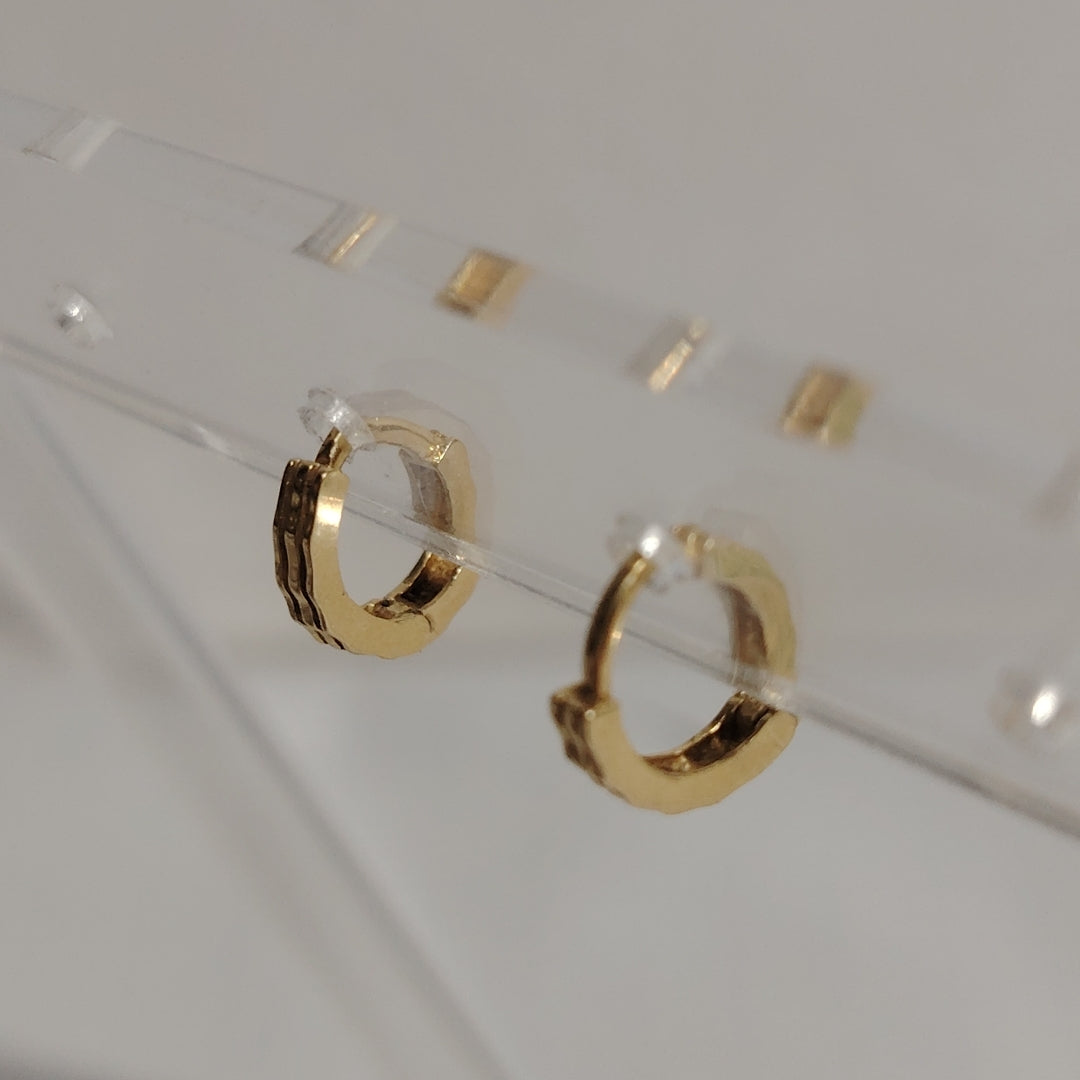 ARRACADAS PAR ORO 14 K 1 GRMS (SEMINUEVO)