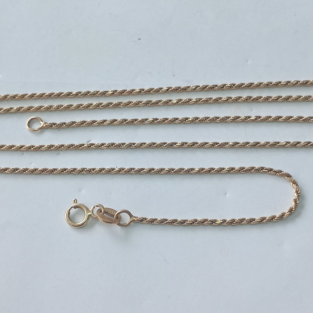 CADENA ORO 14 K 3,40 GRMS (SEMINUEVO)