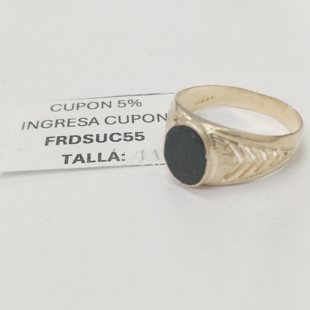 ANILLO ORO 14 K 4.3 GRMS (SEMINUEVO)