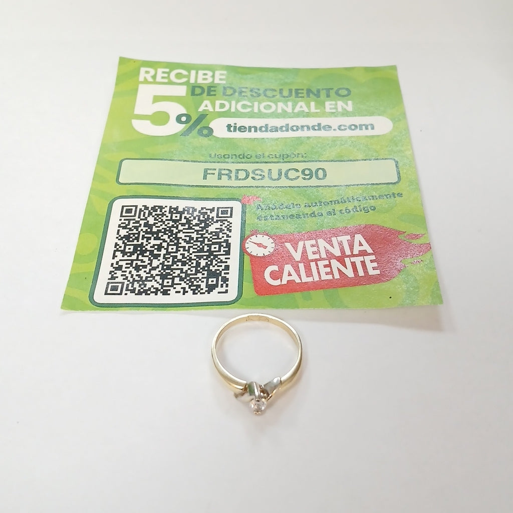 ANILLO ORO 14 K 2,40 GRMS (SEMINUEVO)