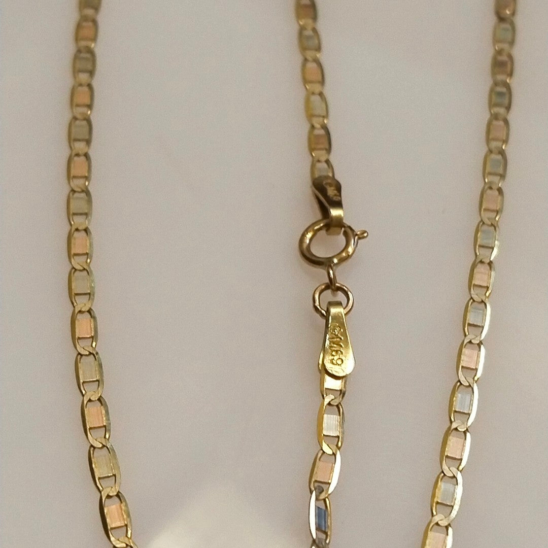 CADENA ORO COMBINADO 10 K 2.6 GRMS (SEMINUEVO)