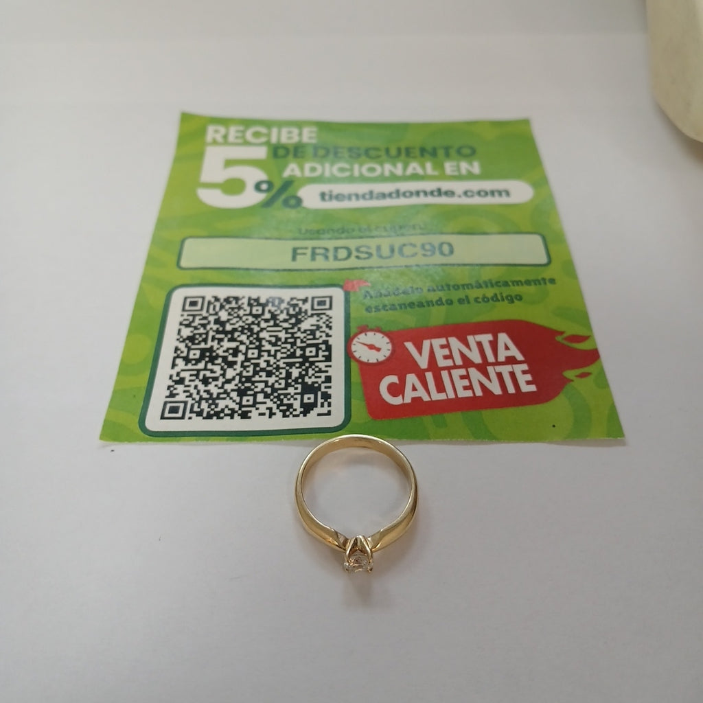 ANILLO ORO 14 K 2.8 GRMS (SEMINUEVO)