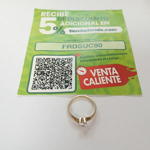 SOLITARIO ORO 10 K 1.9 GRMS (SEMINUEVO)