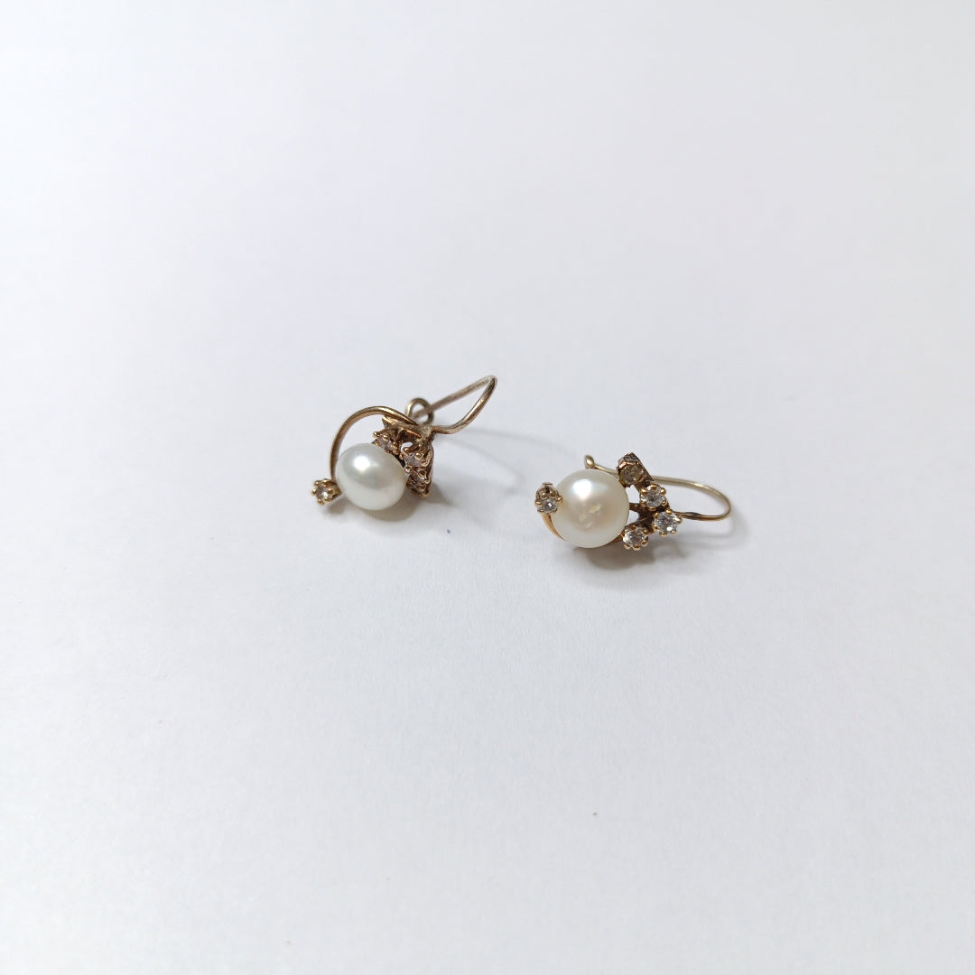 ARETES PAR ORO 8 K 1,70 GRMS (SEMINUEVO)