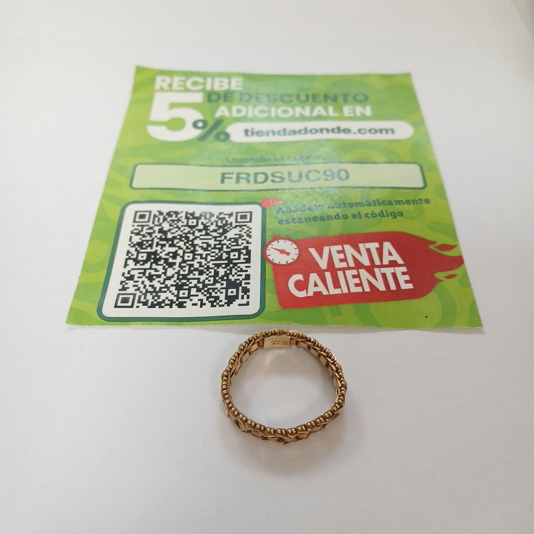 ANILLO ORO 14 K 3.1 GRMS (SEMINUEVO)