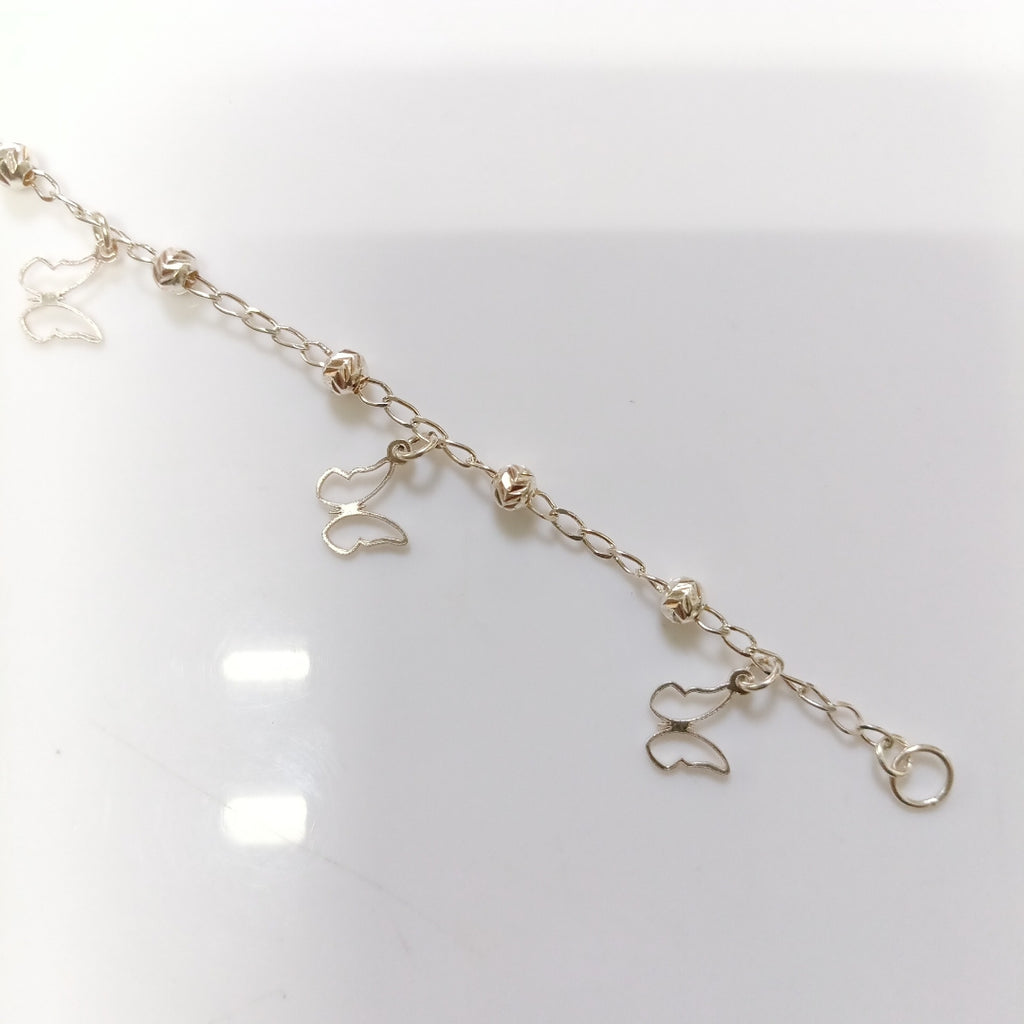 PULSERA TEJIDO ESPECIAL PLATA .925 18 CM 2.8 GR (NUEVO)