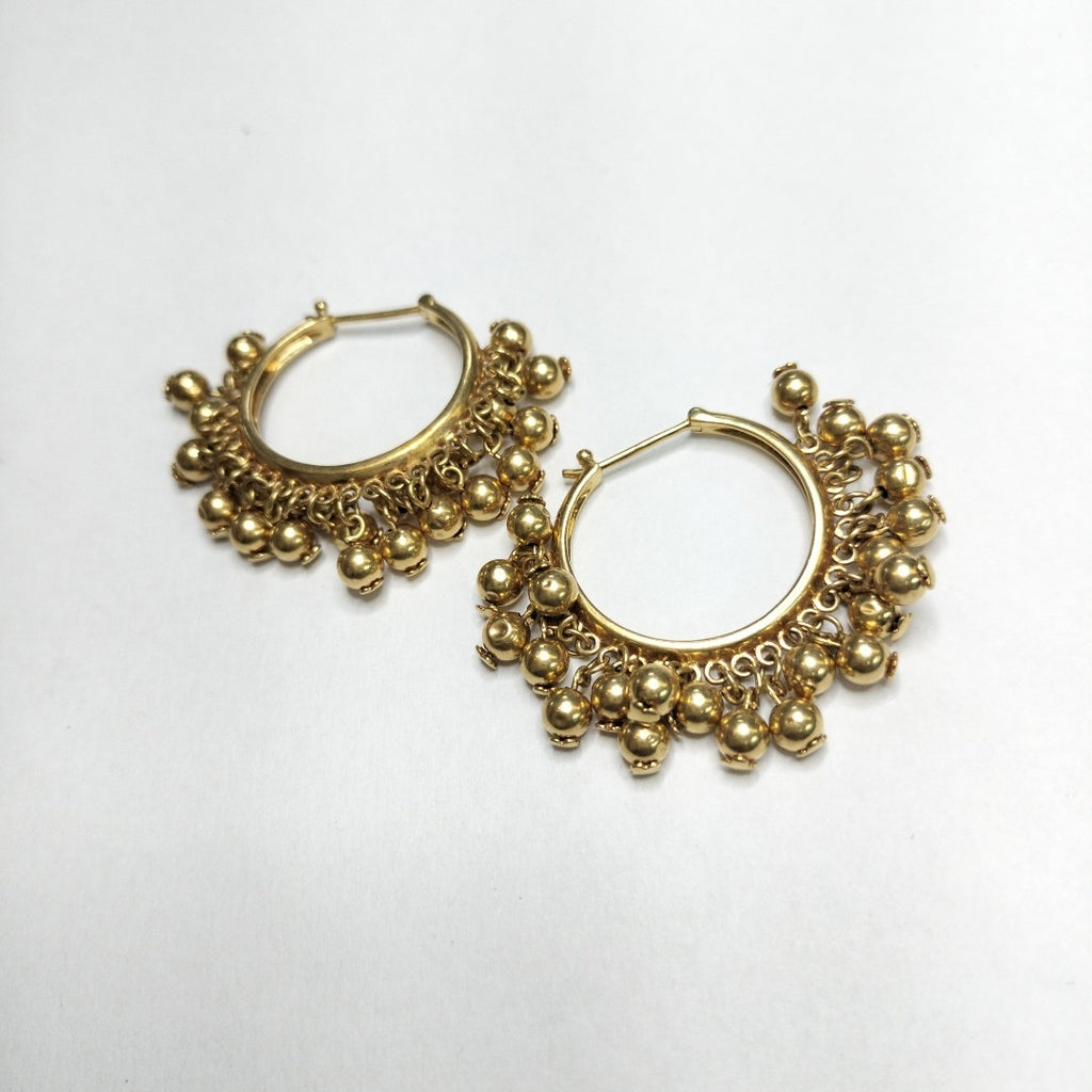 ARRACADAS PAR ORO 18 K 10 GRMS (SEMINUEVO)