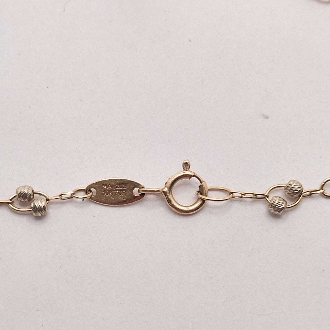 PULSERA ORO COMBINADO 10 K 1,50 GRMS (SEMINUEVO)
