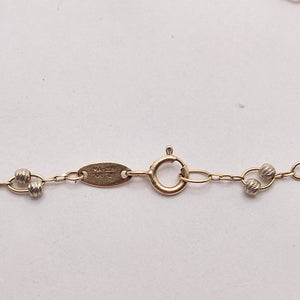 PULSERA ORO COMBINADO 10 K 1,50 GRMS (SEMINUEVO)