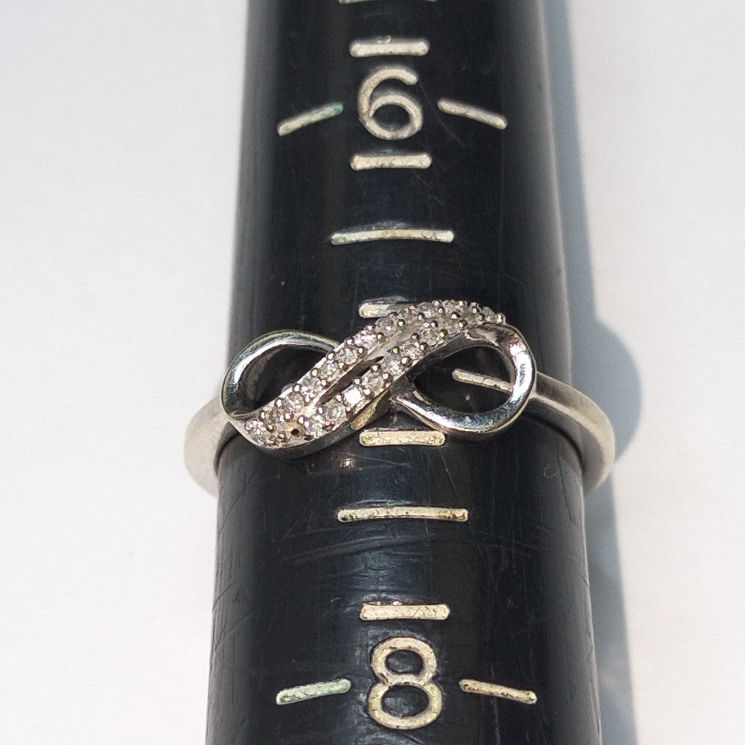 ANILLITO ORO BLANCO 14 K 2 GRMS (SEMINUEVO)