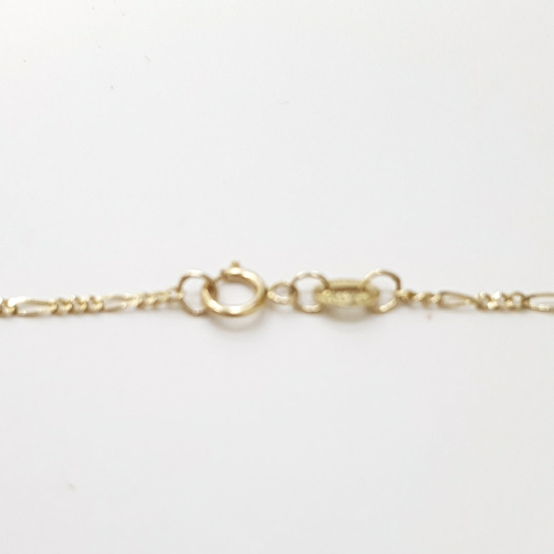 CADENAS TEJIDO 3X1 ORO 14K 55 CM 2.6 GR (NUEVO)