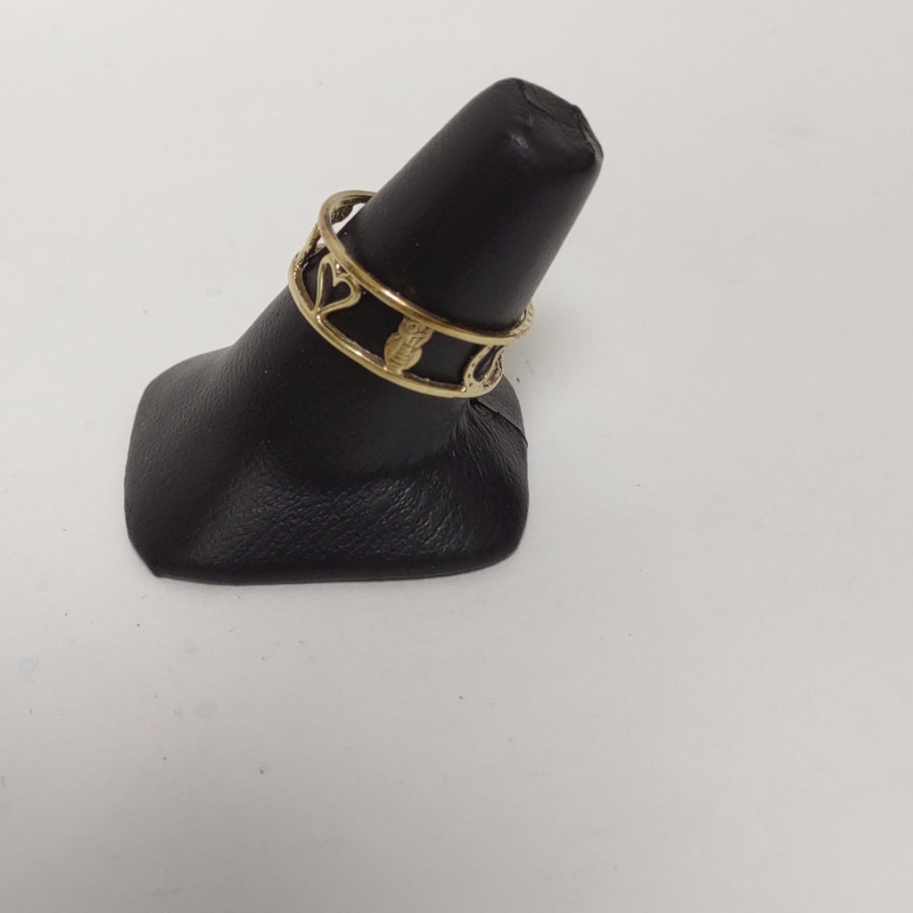 ARGOLLA DE LA SUERTE ORO 14 K 2 GRMS (SEMINUEVO)