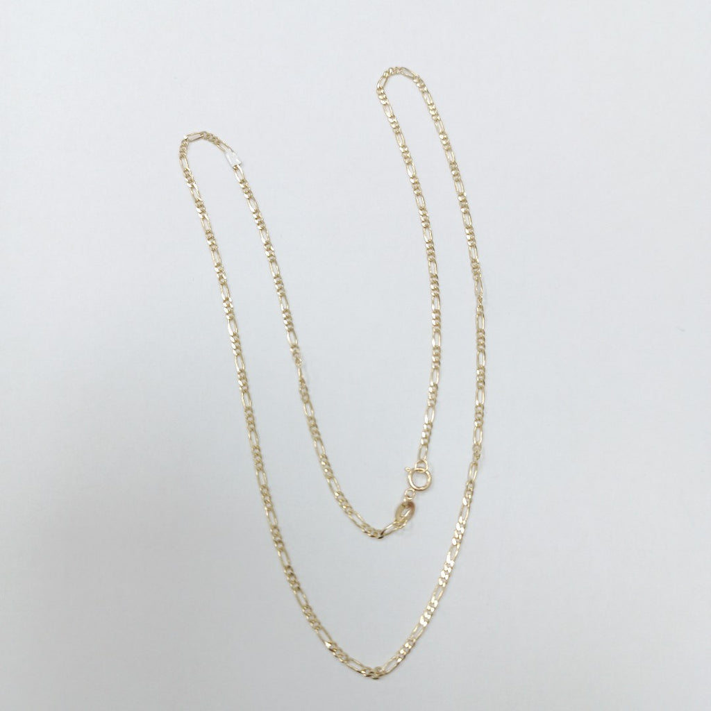 CADENAS TEJIDO 3X1 ORO 10K 55 CM 3.2 GR (NUEVO)
