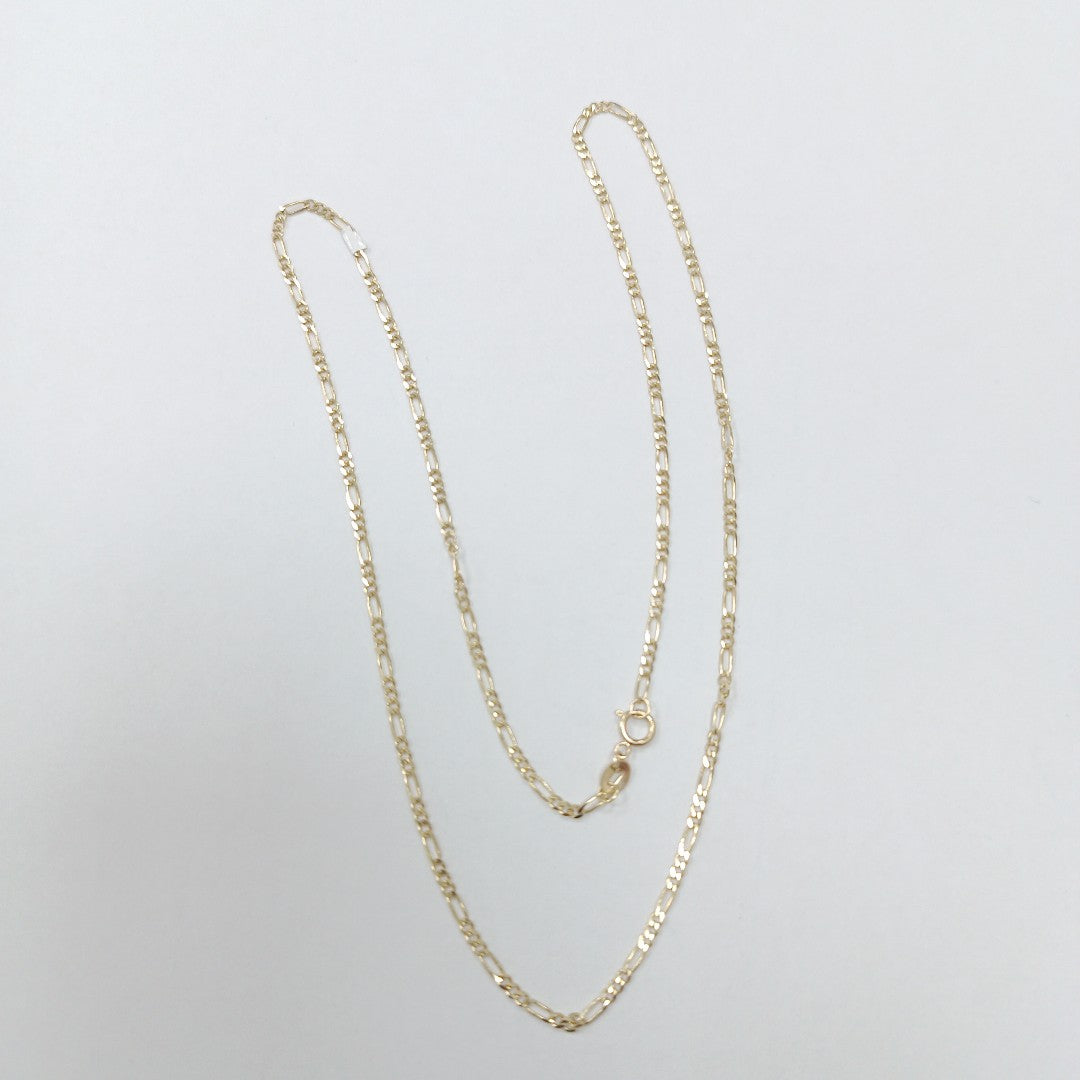 CADENAS TEJIDO 3X1 ORO 10K 55 CM 3.2 GR (NUEVO)