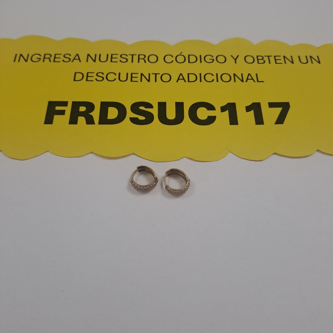ARRACADAS PAR ORO 10 K 2.2 GRMS (SEMINUEVO)