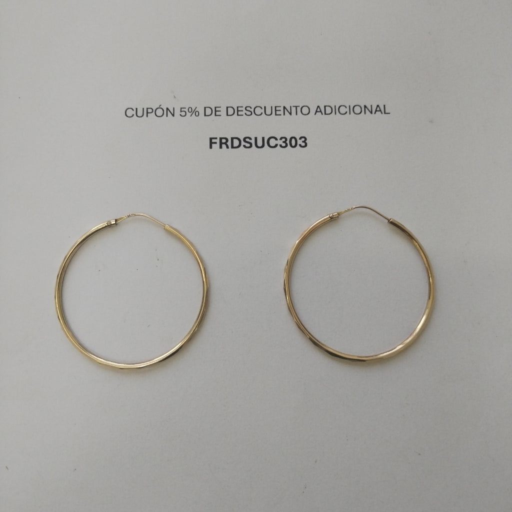 ARRACADAS PAR ORO 14 K 3.2 GRMS (SEMINUEVO)