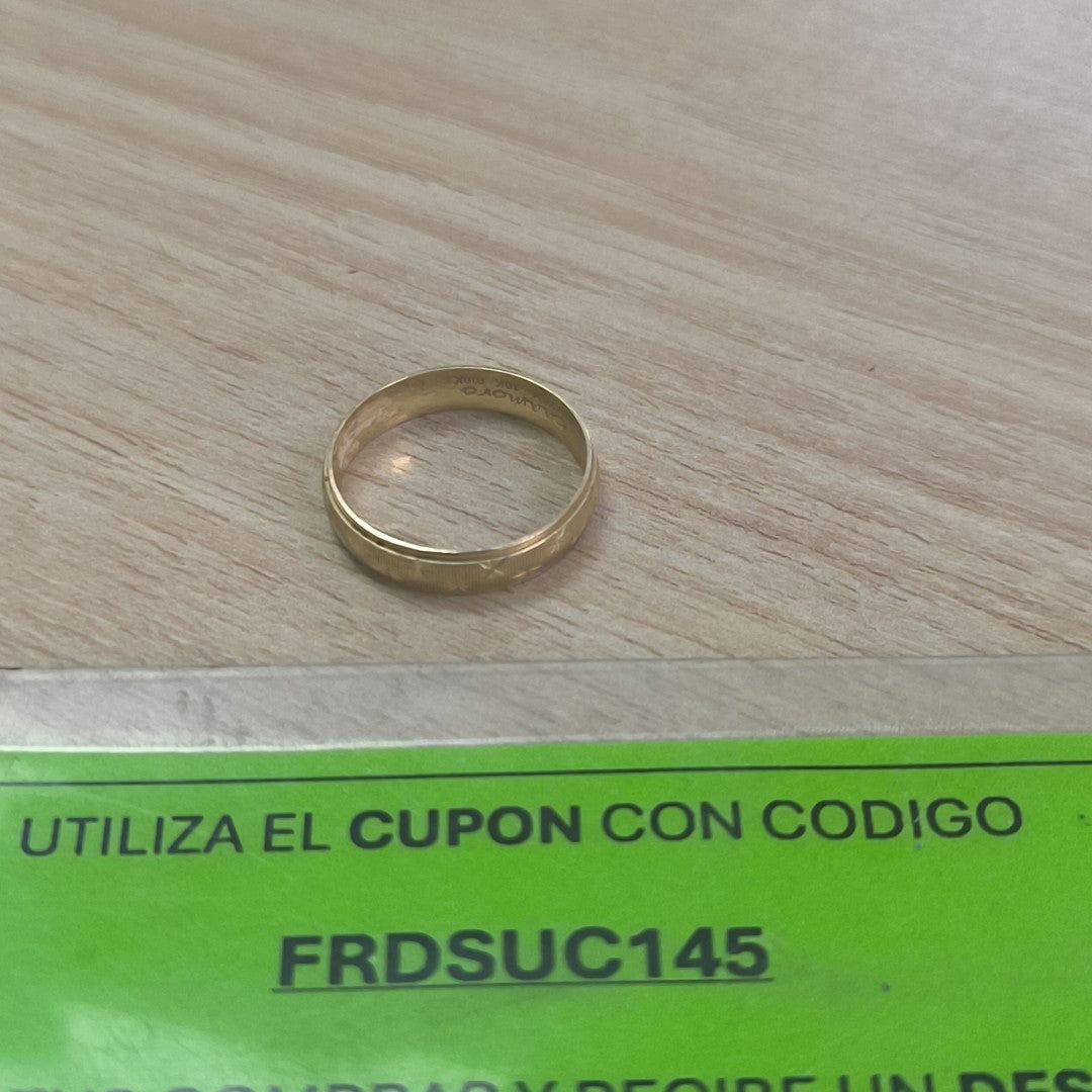 ARGOLLA ORO 10 K 1.2 GRMS (SEMINUEVO)