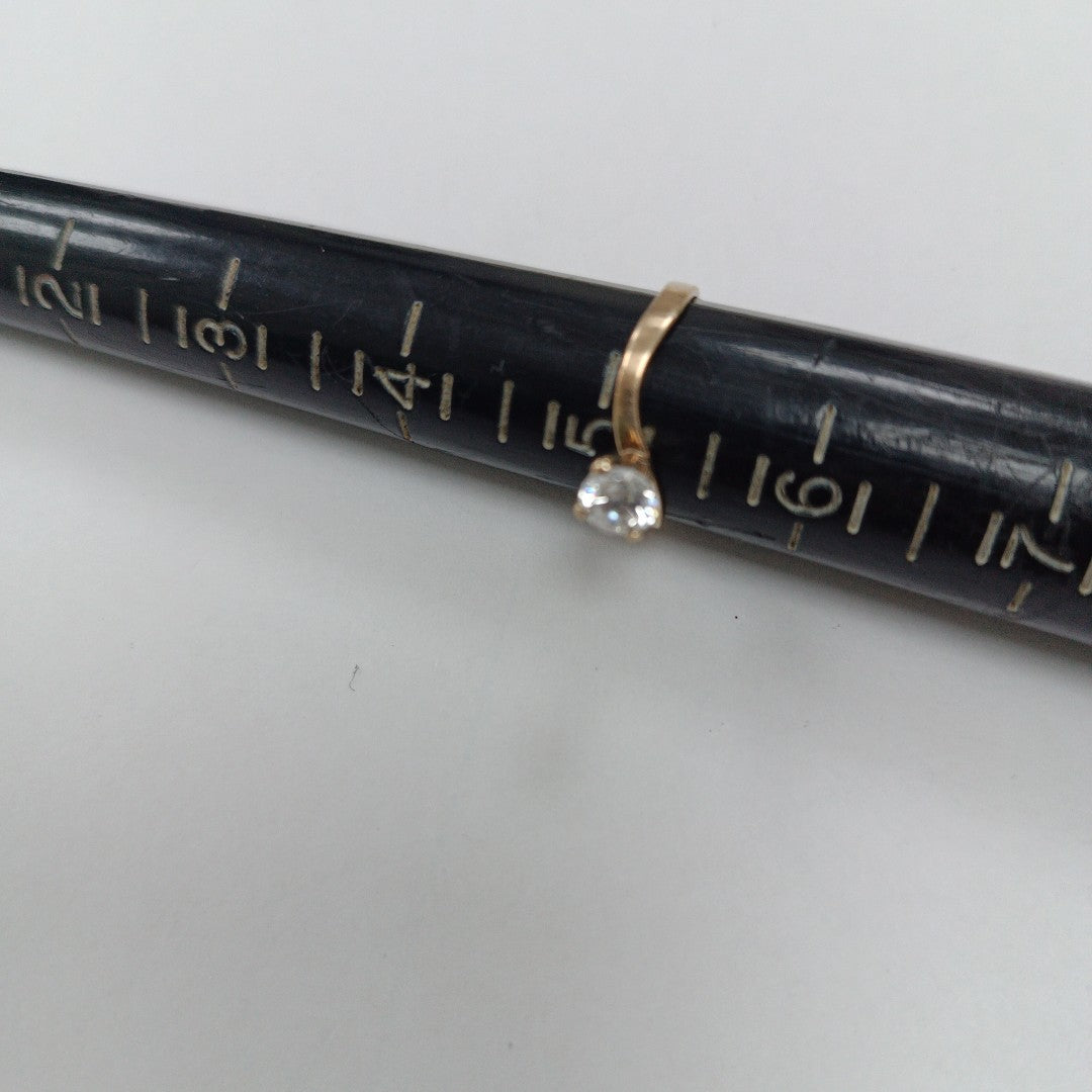 SOLITARIO ORO 14 K 1.3 GRMS (SEMINUEVO)