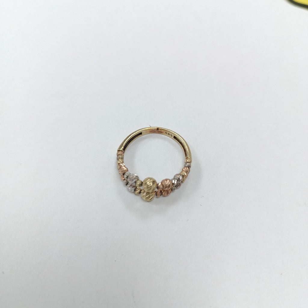 ANILLITO ORO, ORO COMBINADO 14 K 2.6 GRMS (SEMINUEVO)