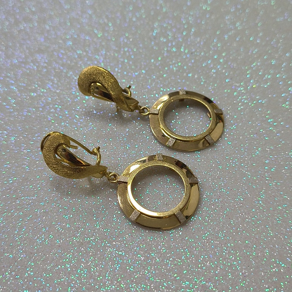 ARETES PAR ORO 14 K 5,80 GRMS (SEMINUEVO)