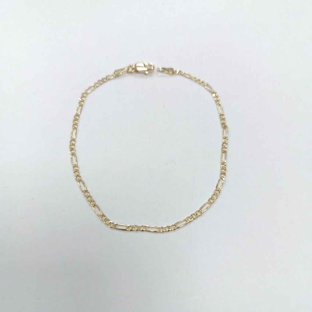 PULSERAS 3X1 ORO 14K 18 CM 1.5 GR (NUEVO)