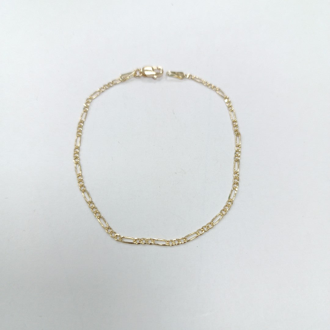 PULSERAS 3X1 ORO 14K 18 CM 1.5 GR (NUEVO)